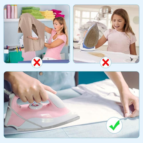 Non-Stick Teflon Iron Cover Protector | Safe & Smooth Ironing Shield